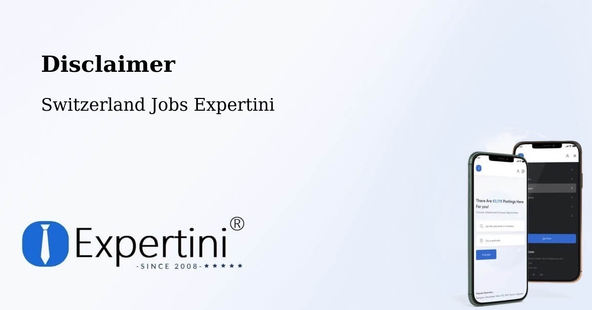 Disclaimer – Vordemwald - Switzerland Jobs Expertini