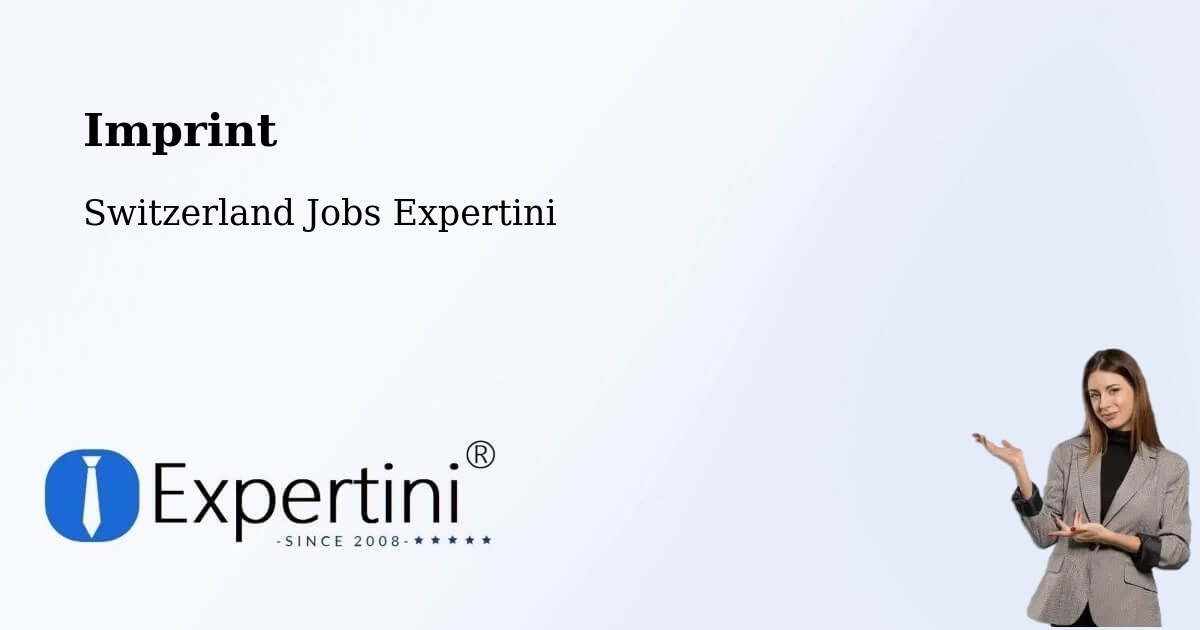 Imprint – Vordemwald - Switzerland Jobs Expertini
